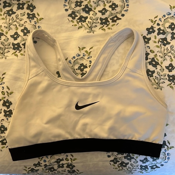 Nike Other - Nike dri-fit white women’s sports bra size small